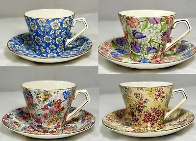 Buy Four (4) Lord Nelson Ware Tea Cups And Saucers • 70.03£