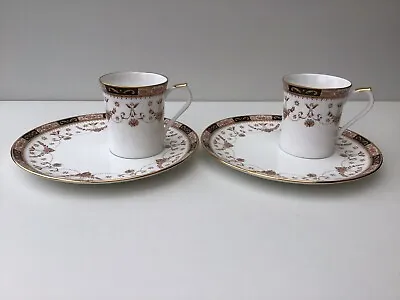 Buy Queens ' Olde England ' Fine Bone China Mugs And Tennis Plate Set X2 • 29.99£