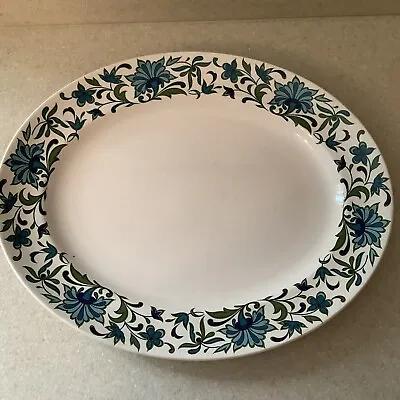 Buy Midwinter Spanish Garden Oval Serving Plate Meat Platter 14” Vintage China • 12.50£
