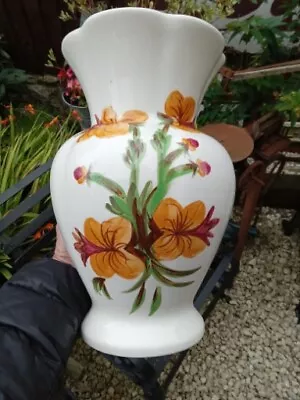 Buy Fabulous Huge Vintage Mid Century Modern Arthur Wood Vase • 11£