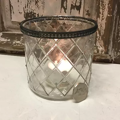 Buy Chic Antique Style Glass & Metal Vintage Tea Light Candle Holder French Country • 6.99£