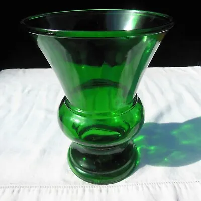 Buy 1 National Pottery Company Cleveland, Ohio #1172 Large Green Glass Vase • 12.51£