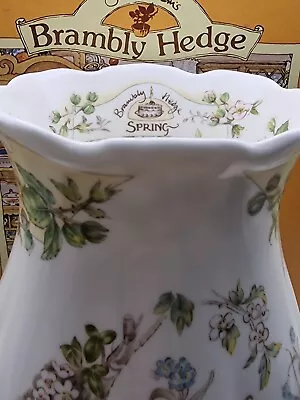 Buy Royal Doulton Brambly Hedge Spring Gainsborough Vase 6.5 Inch • 25.77£