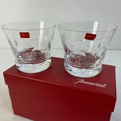 Buy Baccarat Beluga Tumbler Crystal  Rock  Pair Glasses  With Box • 99.04£