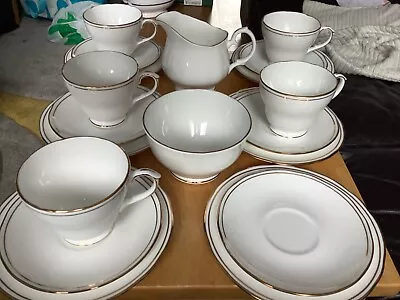 Buy Duchess Ascot Pattern 19 Piece Tea Set • 29.99£