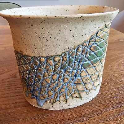 Buy Rare Beautiful Signed Alex McCarthy Studio Pottery Vase Bristol 13cm • 19£