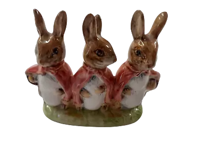 Buy Beswick Beatrix Potter Vintage Flopsy Mopsy And Cottontail Figurine • 29.99£