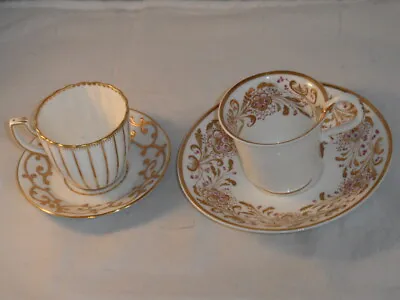 Buy Spode Floral Pat 4639 Cup & Saucer A/f Royal Chelsea Cup & Kutahya Saucer Gilded • 9.99£