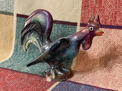 Buy Vintage Ceramic Pottery Rooster Cockerel Gloss Pearl Glaze 6 Inch • 4.21£