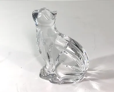 Buy Waterford Crystal Glass 5  Looking Up Cat Figurine • 35£
