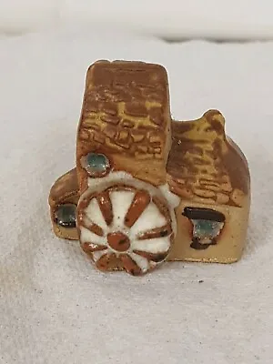 Buy Vintage Tremar Pottery Cornwall Stoneware Water Mill Ornament  • 6£
