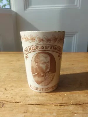 Buy Marquis Of Stafford Commemorative Cup August 29th 1909 Royal Scots Greys • 0.99£