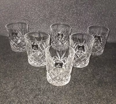 Buy Six Royal Doulton Crystal Whiskey Tumblers In The Canterbury Design • 59.95£