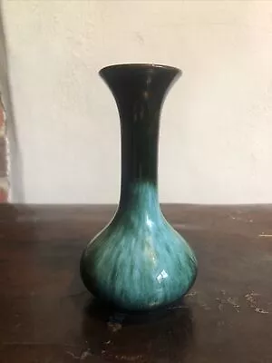 Buy Blue Mountain Ceramic Vase - Pottery Narrow Long Neck Canada Vintage Small • 9.50£