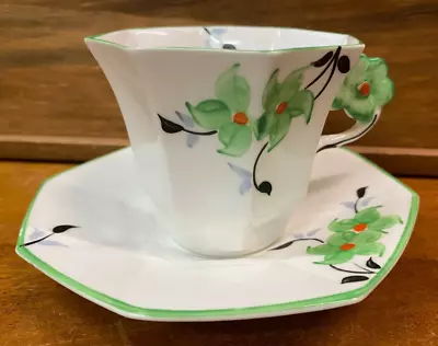 Buy Lovely Rare Vintage Melba Ware Bone Chin Floral Design Tea Cup And Saucer A927 • 20£