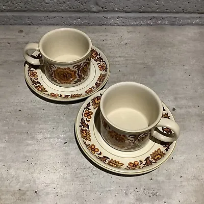 Buy Midwinter Stonehenge ‘WOODLAND’  2 Cups And Saucers Vintage Kitchenware • 20£