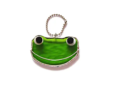 Buy Handmade Stained Glass Frog Suncatcher Gift Unleaded Tiffany-style Copper Foil • 10£