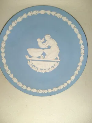 Buy Wedgwood Blue Jasperware Plate Mother 1973 • 15£