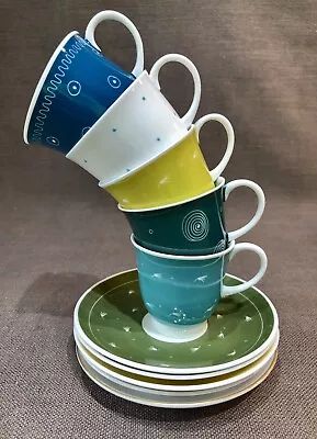 Buy Collection Of Vintage “Susie Cooper” Coffee Cups & Saucers - 10 Piece • 25£
