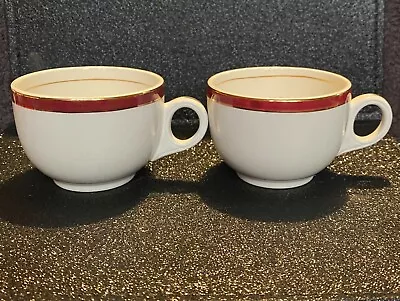Buy Woods Ware Vintage Stoneware Tea Cups Excellent Condition No Chips Or Cracks • 8.99£