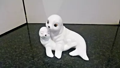 Buy Royal Osbourne Vintage Seal And Pup  Figurine Excellent Condition • 15£