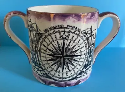 Buy Antique Grays Pottery LOVING CUP.Mariners Compass.Lustreware • 55£