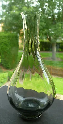 Buy Vintage Wedgwood Lead Crystal Art Glass Vase Marked Labelled Frank Thrower • 12£