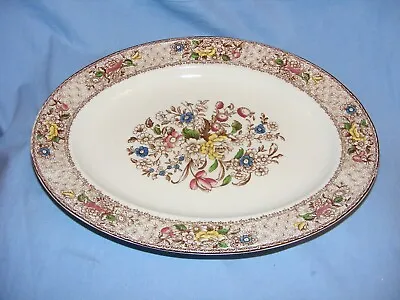 Buy Vintage Alfred Meakin, Oval Meat Plate Rare Dorset Pattern • 12£