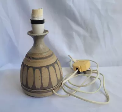 Buy Vintage Stoneware Lamp Sutherland Studio Pottery Hubert Corbett Light 1970s • 30£