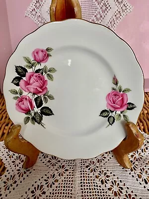 Buy Royal Standard  China Pink  Roses Bone China Tea Plate • 2.99£