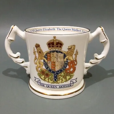 Buy Aynsley Bone China Loving Cup The Queen Mother Ninetieth Birthday 1990 • 7.95£