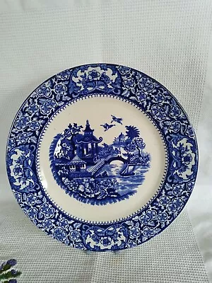 Buy Olde Alton Ware Blue And White Art Deco Olde Alton Plate 7in. Vintag England. • 9£