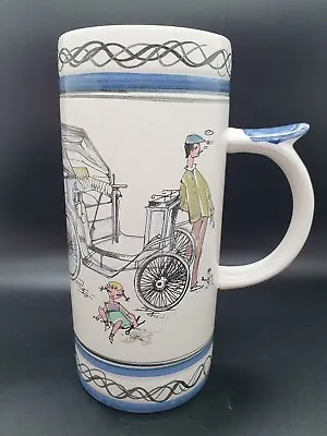 Buy LARGE Rye Cinque Ports Pottery Tankard Style Mug London To Brighton Car Ride • 14.58£