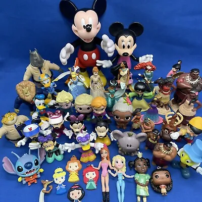 Buy Disney PVC Figures Toys Lot 47 Figurines Donald Mickey Minnie Princesses Moana • 49.20£