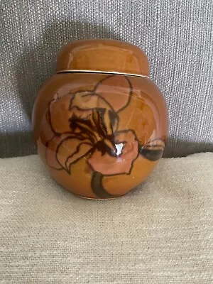 Buy Carlton Ware Lidded Ginger Jar Flower Design Small 5in High • 14£