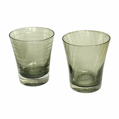 Buy Hand Blown, Hand Cut Glass Tealight / Votive Candle Holders –set Of 2- Gift Box • 24.95£