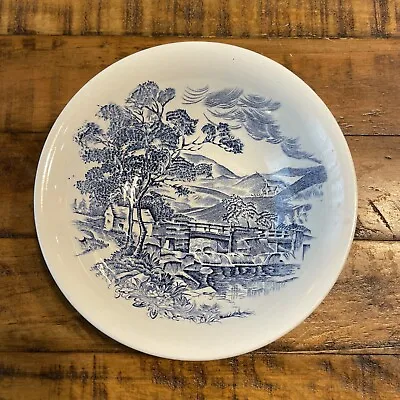 Buy Enoch Wedgwood “Countryside” Blue And White Cereal/Soup Bowl Made In England • 24.13£
