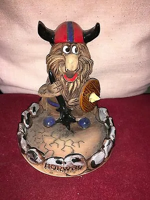 Buy Quirky Signed Vintage Norweigan Art Pottery Figure Of A Viking Limited Edition • 29£