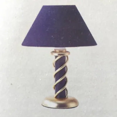 Buy Miniature Brass Plated Steel Lamp, NIB • 14.20£