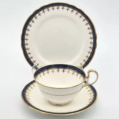 Buy Vintage Bone China Tea Cup And Saucer Trio Aynsley Laurette Pattern English • 19.95£