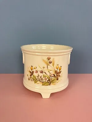 Buy Vintage Ceramic Planter, St Michael, Harvest, Made In England, Footed Plant Pot  • 12.99£