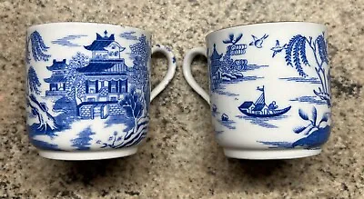 Buy SPODE China Blue & White Coffee Can’s X2 • 25£