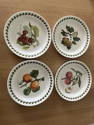 Buy Portmeirion Pomona 4 Side Plates 7.5” Fruit Design Pear Apricot Cherry • 40£