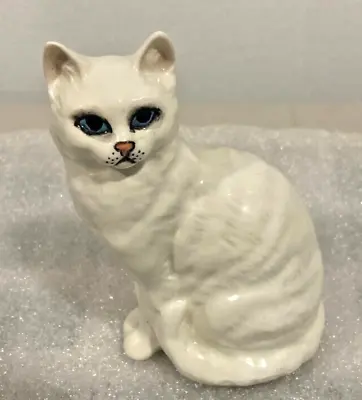 Buy Vintage 1960's Beswick Porcelain White Cat Figurine - RARE!! • 40.07£