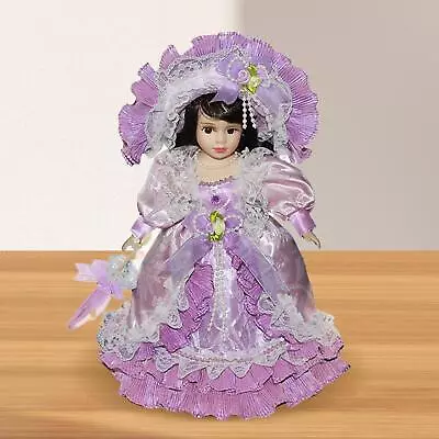 Buy Miniature Porcelain Doll 30cm Elegant Beautiful Woman Ceramic Doll For Gift • 25.04£