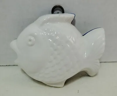 Buy Ceramic Fish ABC Bassano Italy Hand Painted Wall Art Mold White. Small Chip. • 5.76£
