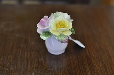 Buy Vintage Adderley Floral Charteure Made In England Figurine Light Pastel Colors • 13.38£
