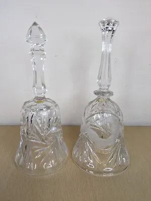 Buy Vintage Decorative Glass Bells X 2 Good Condition  • 6.95£