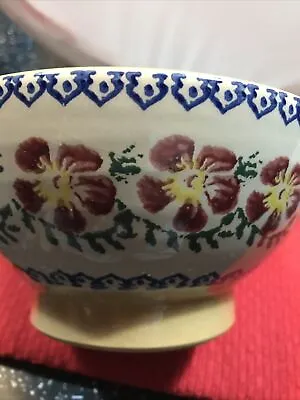 Buy Rare Nicholas Mosse Irish Pottery Old Rose Bowl • 50£