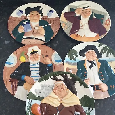 Buy Set Of 5x Limited Edition Toby Plates Davenport Pottery Co Ltd • 9£